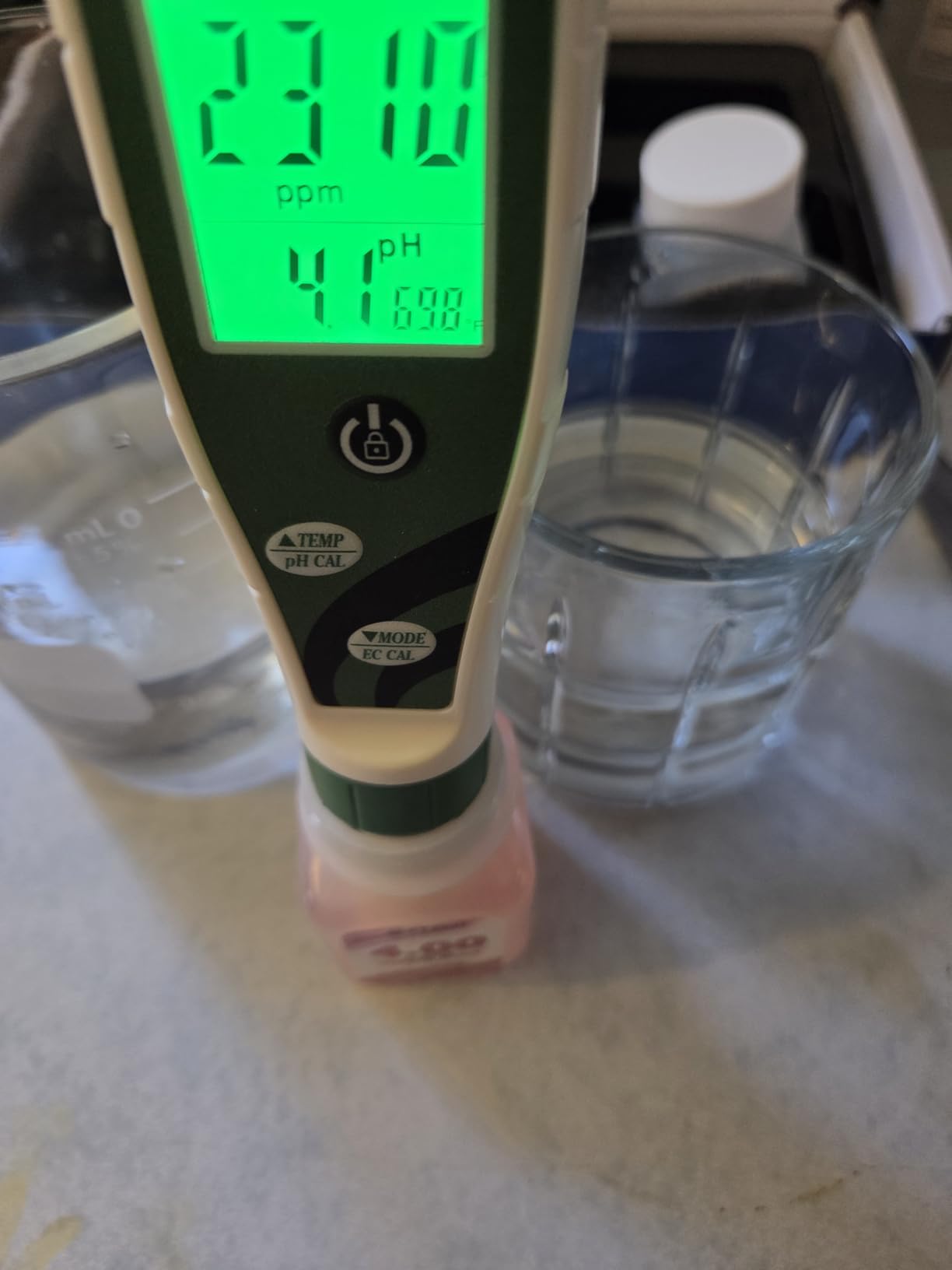 Hydroponic pH EC Meter, Water pH TDS PPM Meter customer photo 1