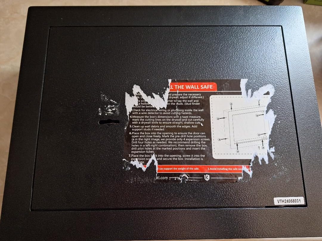 KornerBatl Small Hidden In Wall Safe Between 16