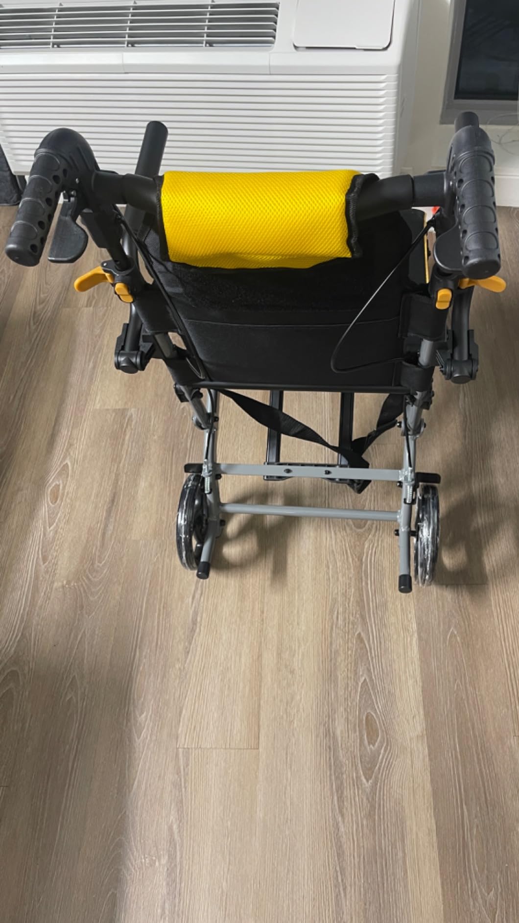 Wheelchairs for Adults Transport Chair Lightweight Foldable with Telescopic Handle, 17-Inch Seat Width Portable Folding Travel Wheel Chairs for Seniors (June Updated Version) customer photo 1
