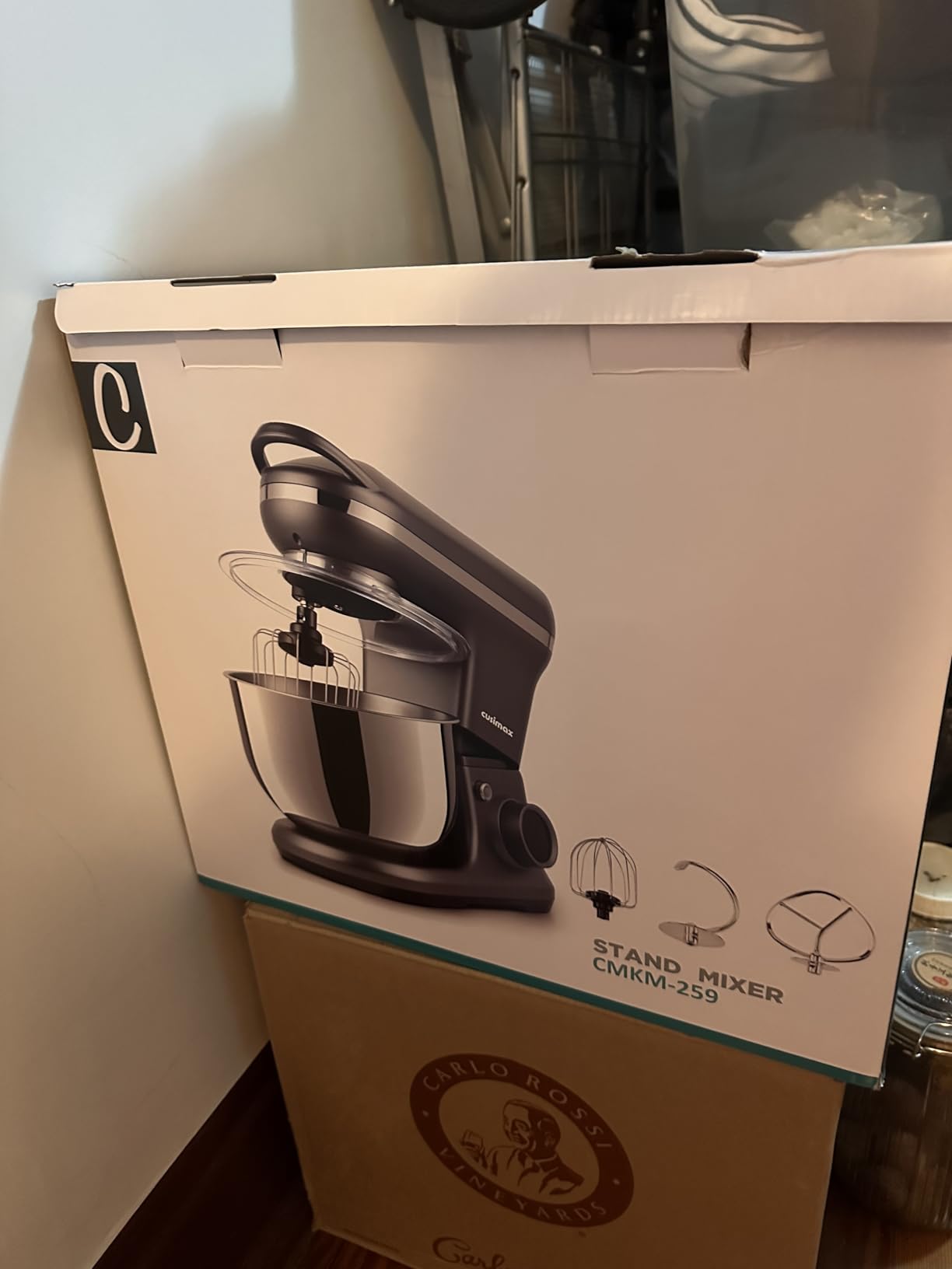 Stand Mixer, CUSIMAX Kitchen Mixer with Digital Switch Control, 650W customer photo 2