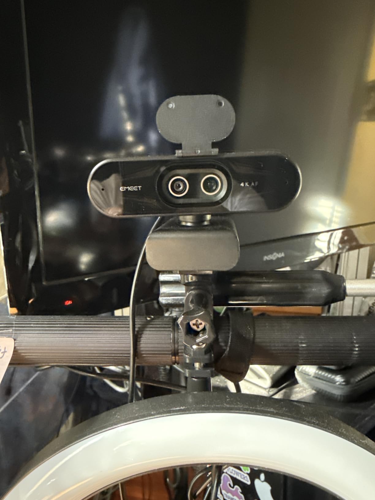EMEET C60E Dual-Camera 4K Webcam for Streaming, Wide-Angle & Telephoto customer photo 1