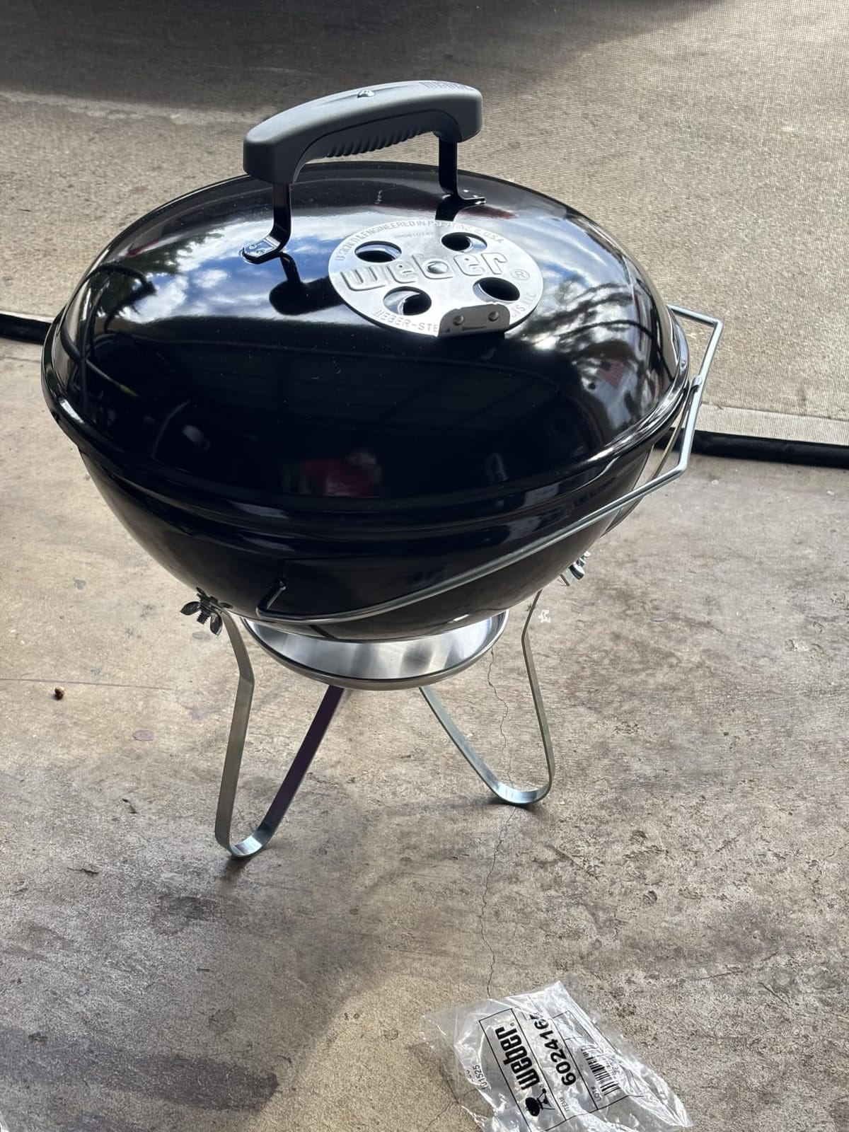 Weber® Smokey Joe 14-Inch Portable Charcoal Grill, Black customer photo 1