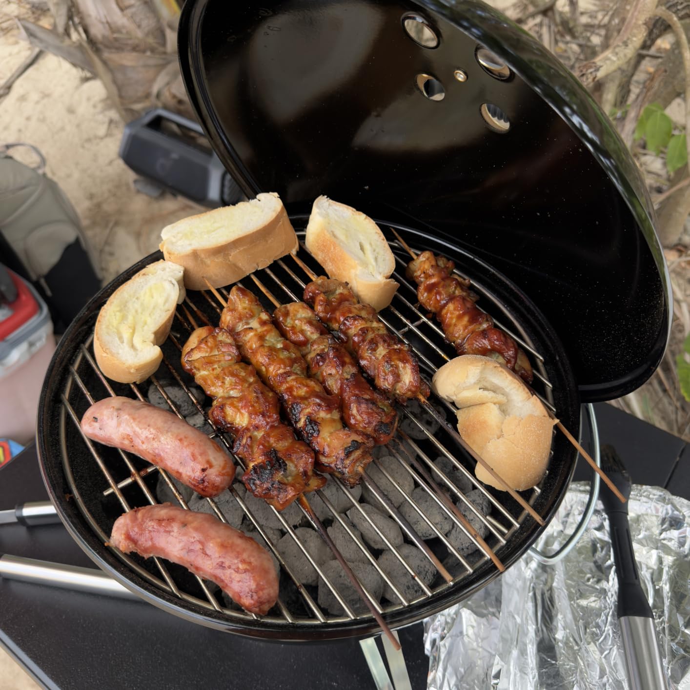 Weber® Smokey Joe 14-Inch Portable Charcoal Grill, Black customer photo 2