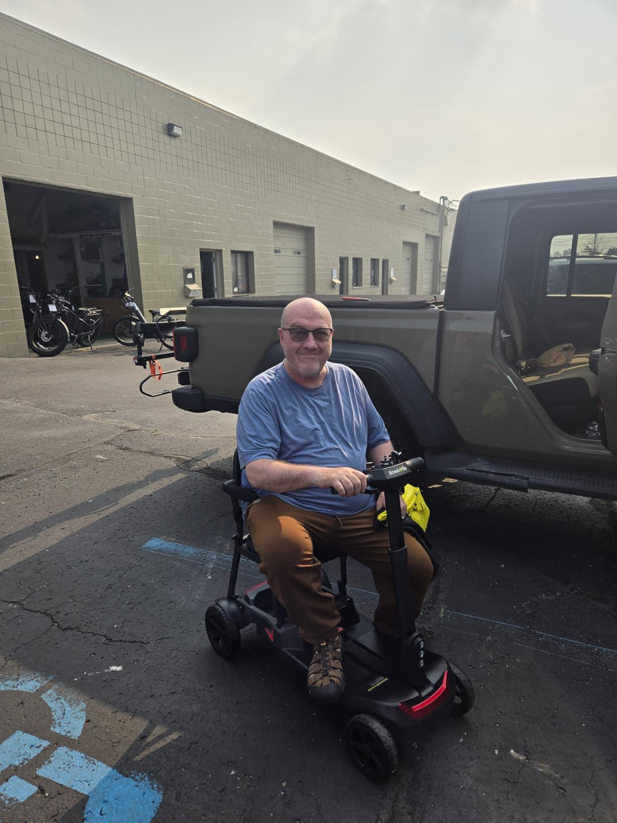 SCOOTNGO Lite Mobility Scooters for Seniors & Adults, Portable for Travel customer photo 1