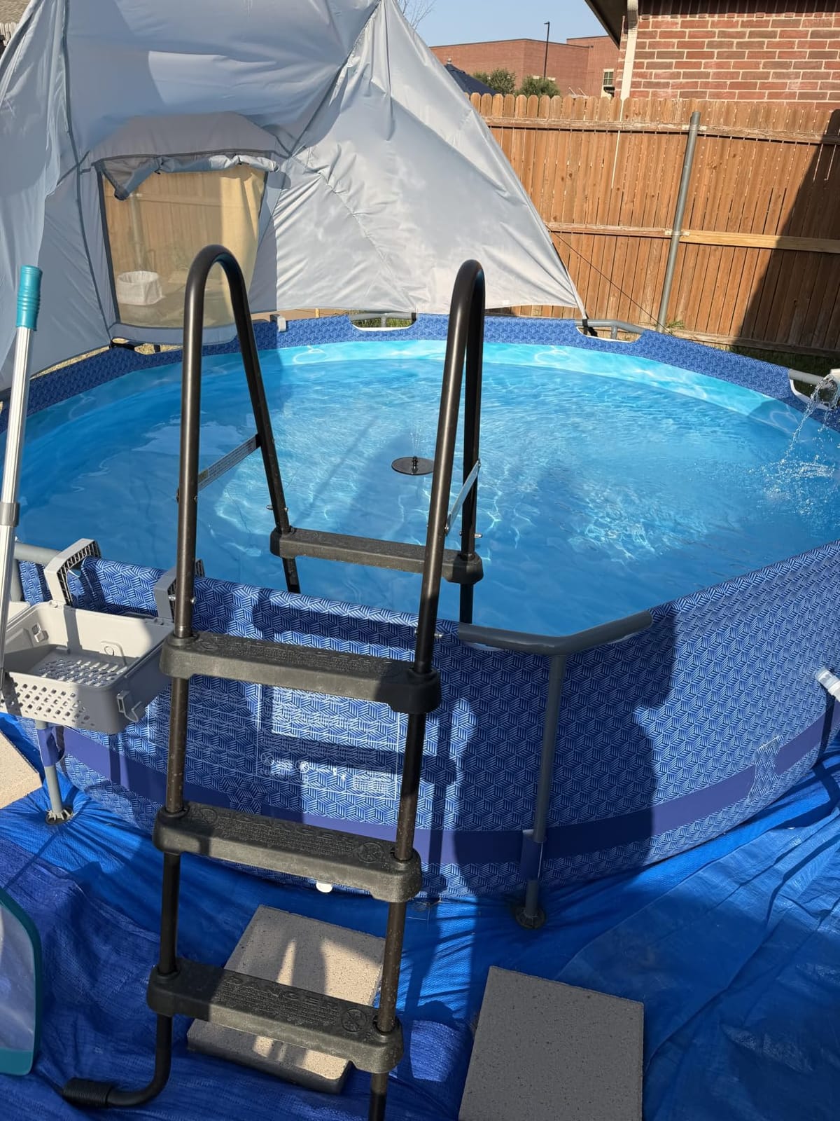 Above Ground Pool,10ft x 30in Frame Deep Swimming Pool-Deep Blue customer photo 1