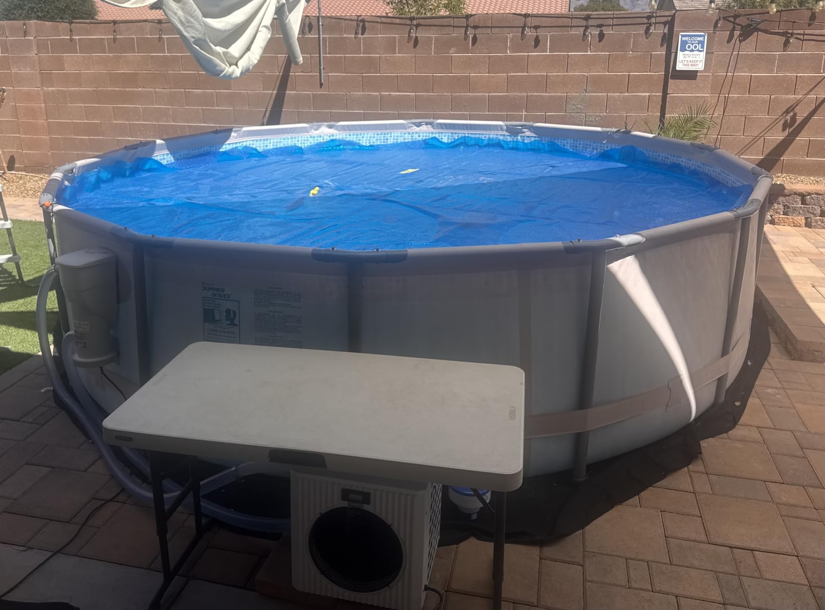 7,500 Gallons Above Ground Pool Heater 110V customer photo 1