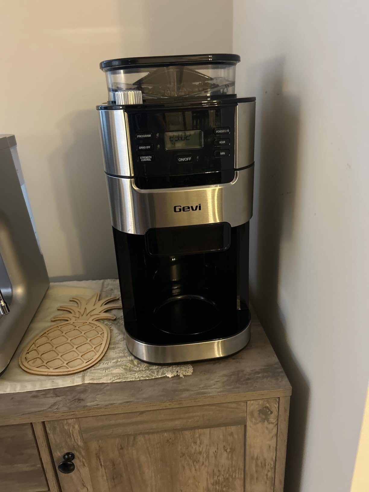 Gevi 10-Cup Grind-And-Brew Drip Coffee Maker with Built-In Burr Grinder customer photo 1