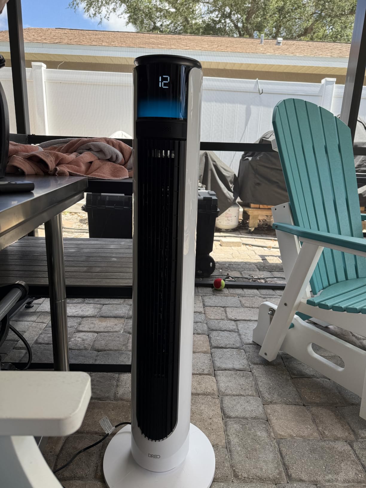 DREO TurboCool Outdoor Misting Fan 711AS, 33 ft/s High Velocity, 20dB Quiet customer photo 1
