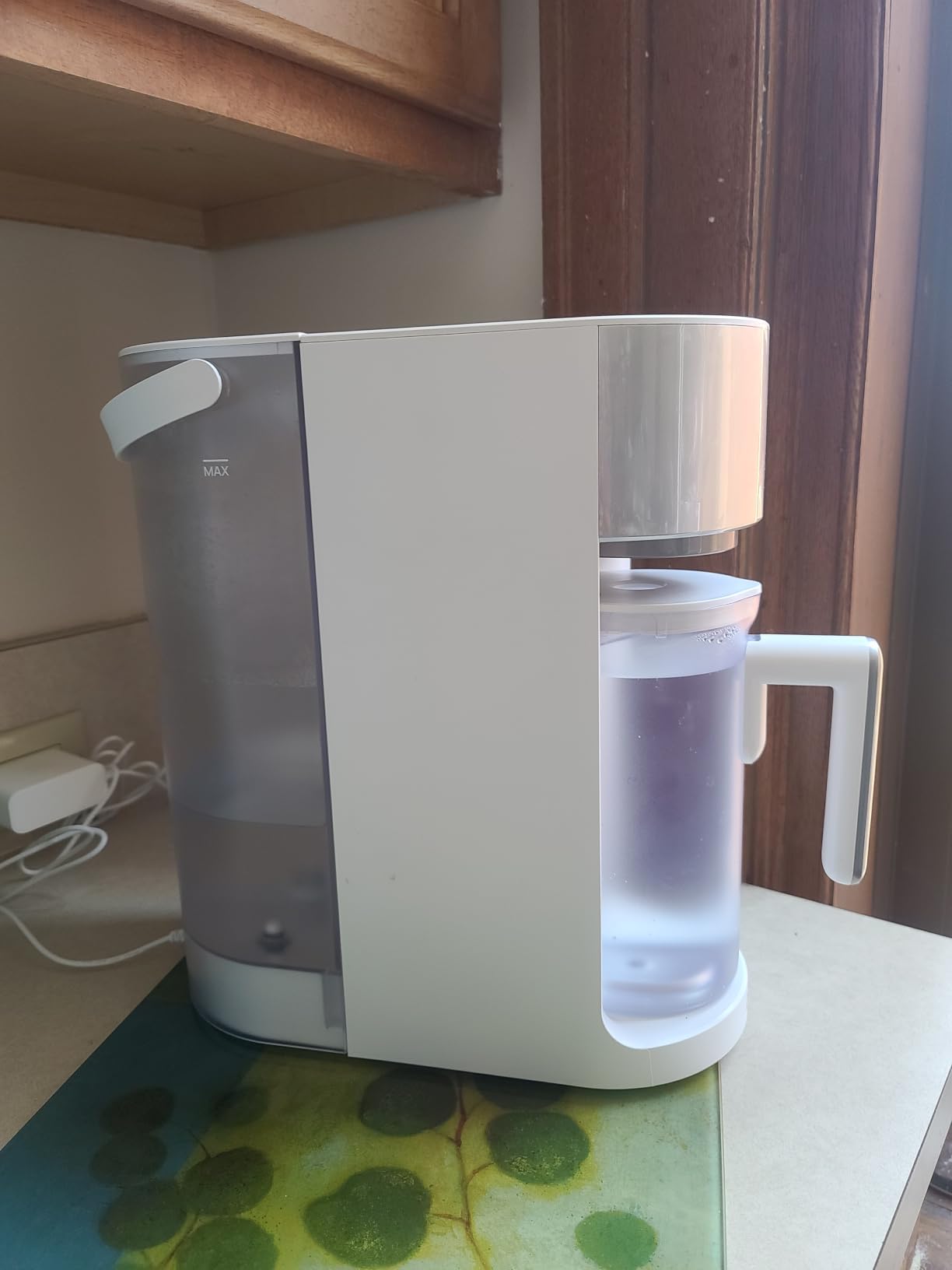 DREO Reverse Osmosis Water Filter Countertop, RO Filtration System, 3:1 Pure to Drain, TDS & Filter Life & 2 Autofill Pitchers, Install-Free, Self-Cleaning Water Purifier, RO Water Filter customer photo 1