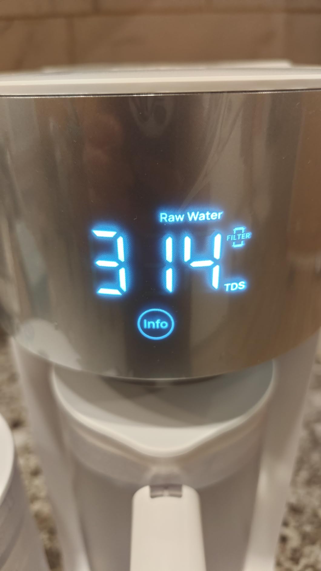 DREO Reverse Osmosis Water Filter System Countertop, RO Water Filter 112 3L customer photo 2