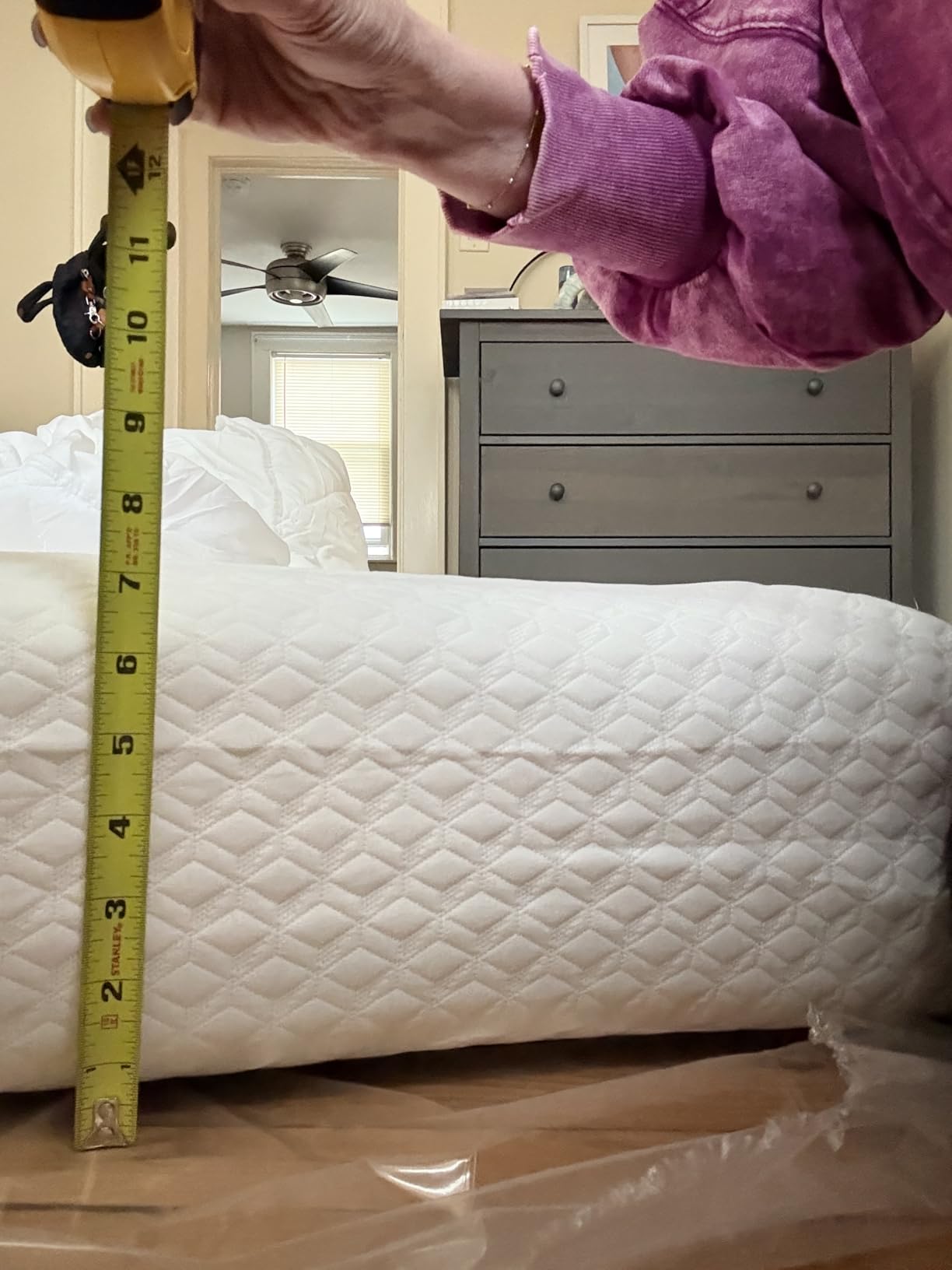 Neo Sleep Queen 12 Inch Hybrid Pocket Spring Mattress, Motion Isolation customer photo 2