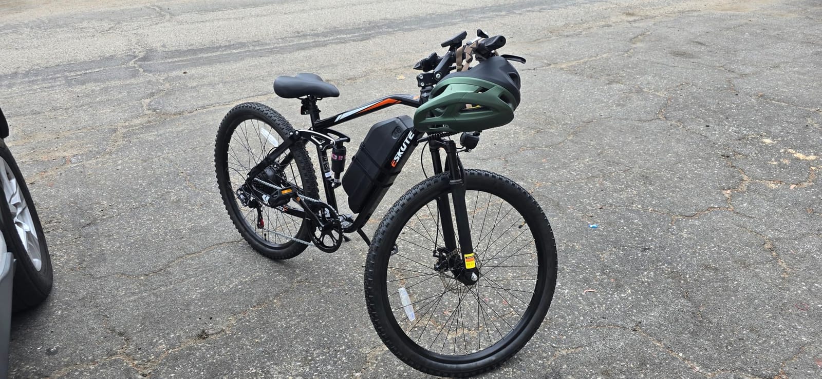 ESKUTE M200F Electric Bike for Adults – 27.5 inch Tire Mountain E-Bike, 1500W Peak Brushless Motor 31+MPH, 48V 20.8Ah Removable Battery, Up to 80 Miles, Step Over Commuter E-MTB, Full Suspensions customer photo 2