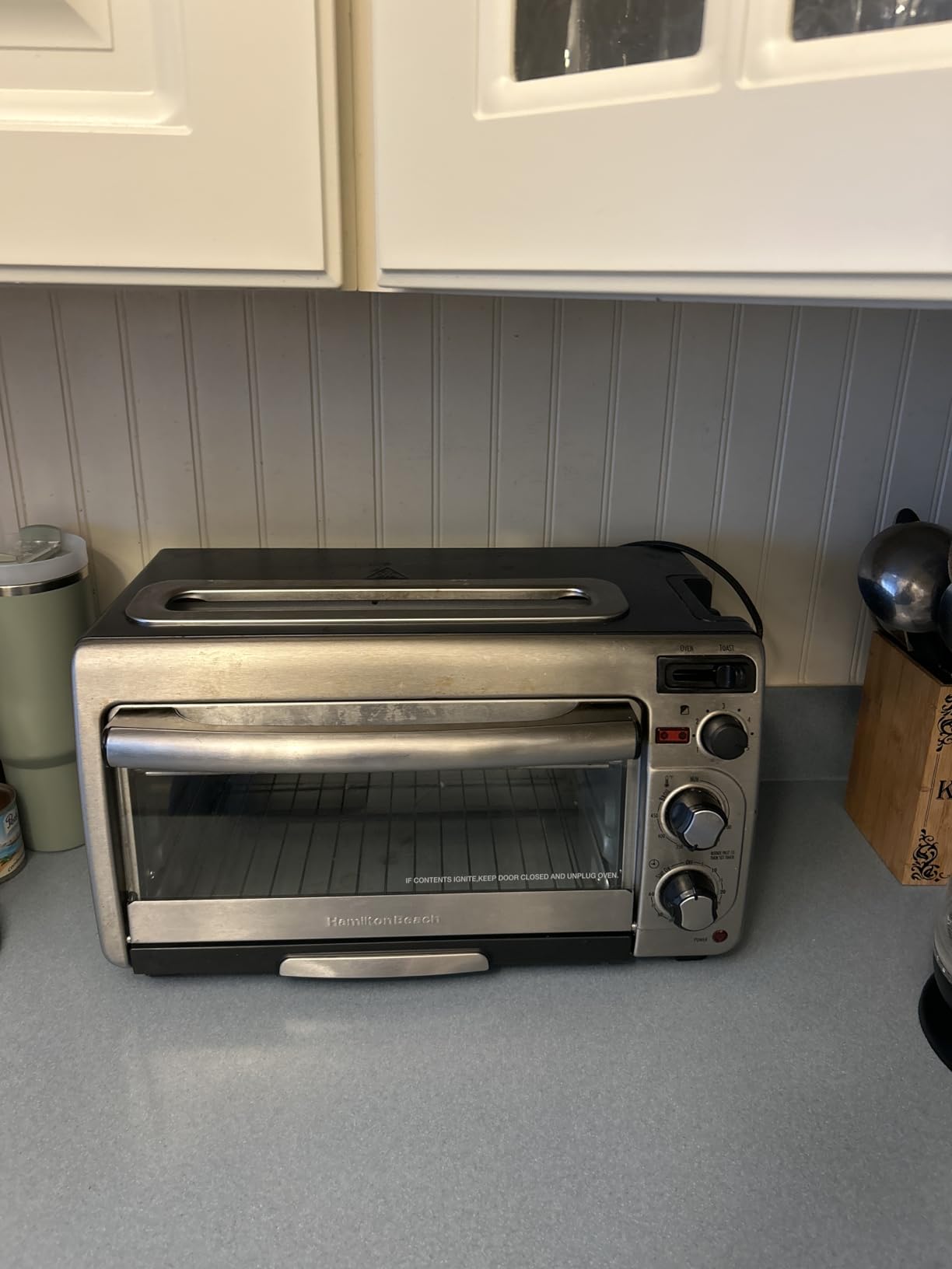 Hamilton Beach 2-in-1 Countertop Toaster Oven and Long Slot 2 Slice Toaster customer photo 2