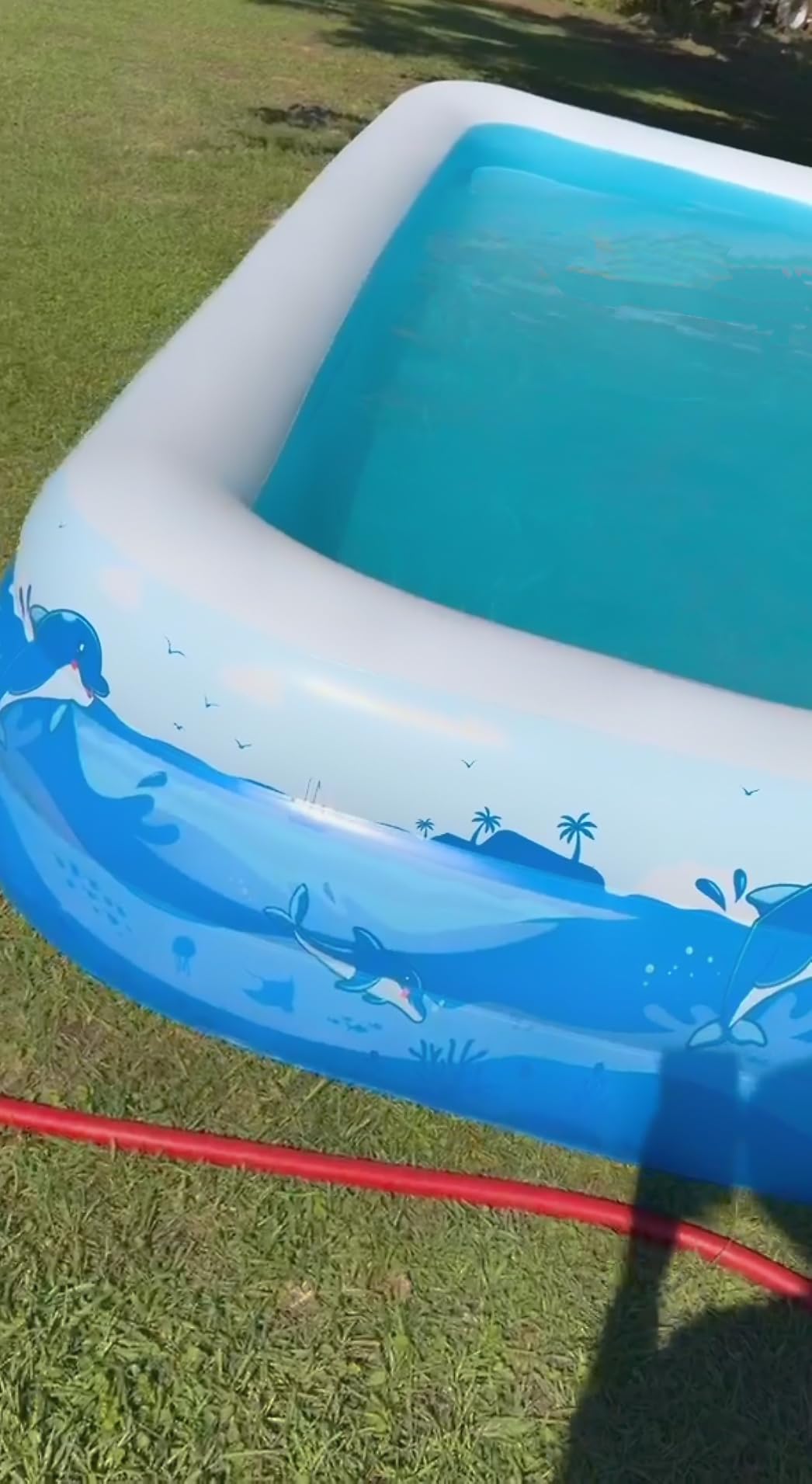Extra Large Inflatable Pool for Adults, 180
