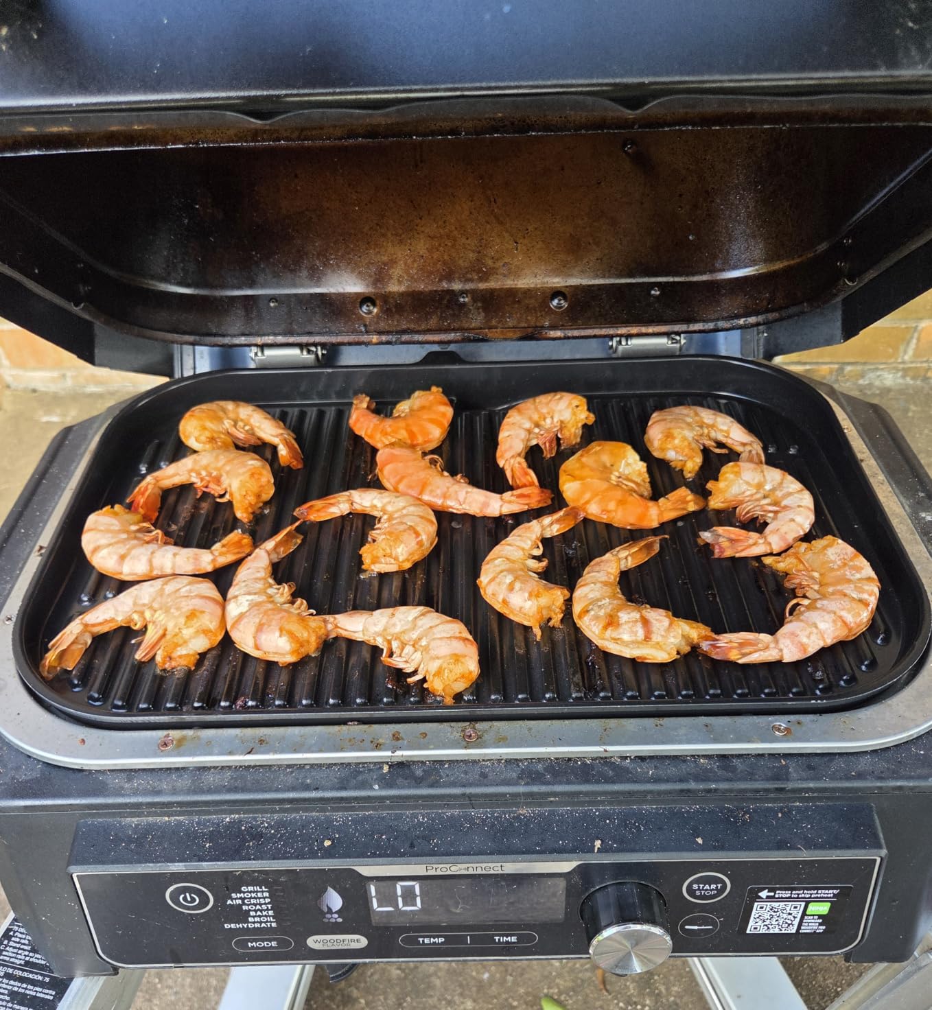Ninja Woodfire ProConnect Premium XL Outdoor Grill & Smoker, Black & Gold customer photo 1