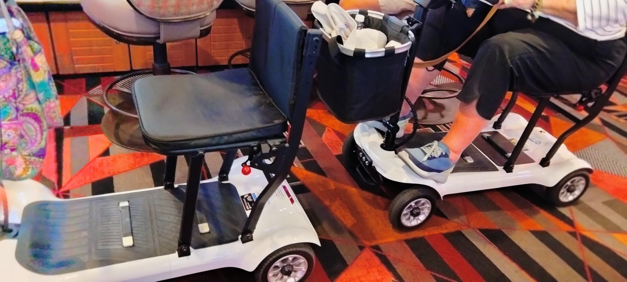 PAISEEC D3 Ultra Light Mobility Scooter for Seniors, 39.7lbs, TSA Approved customer photo 2