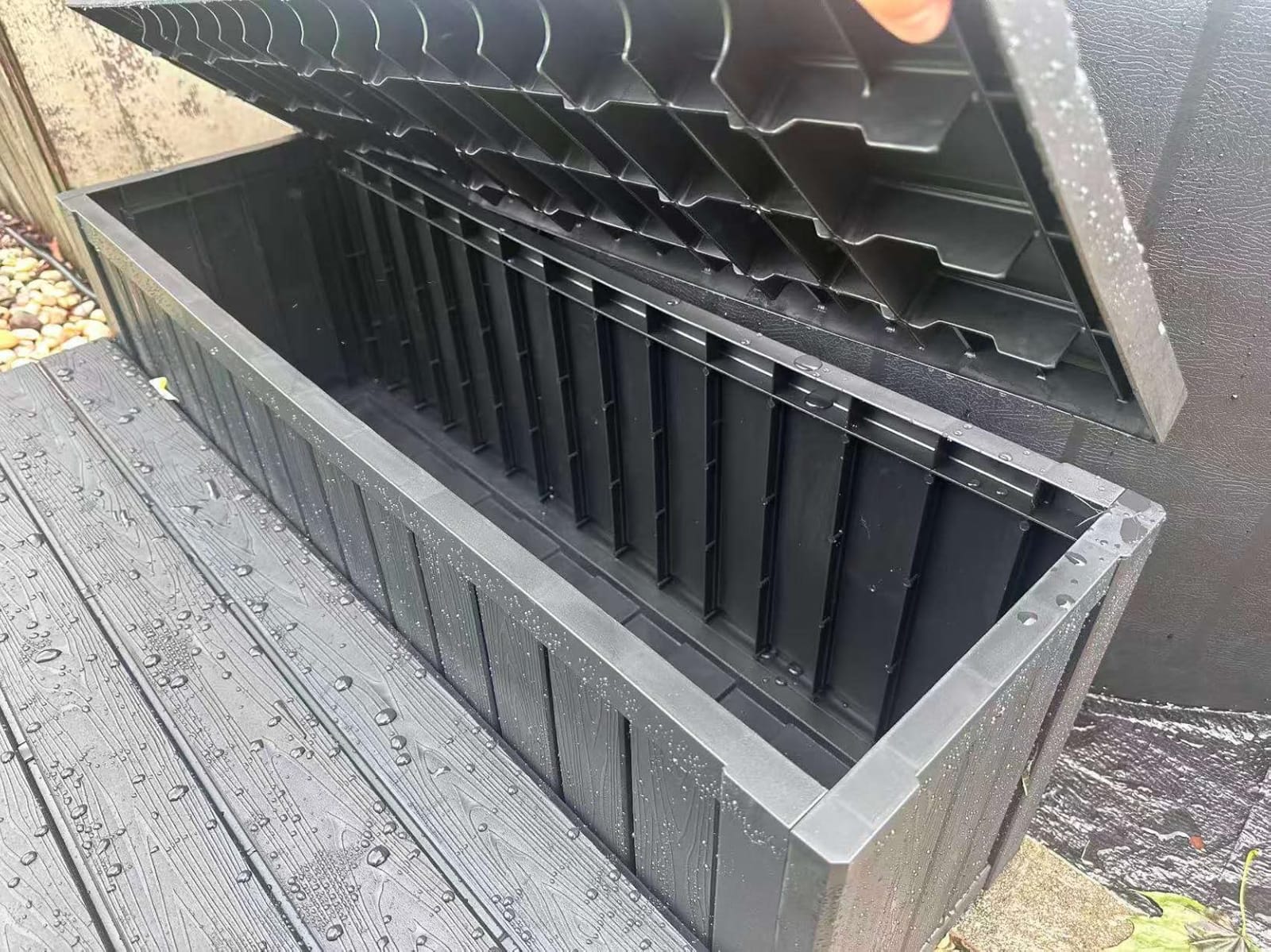 36.4‘’ Hot Tub Steps with Storage, 600‑lb Weight Capacit Spa Steps customer photo 2