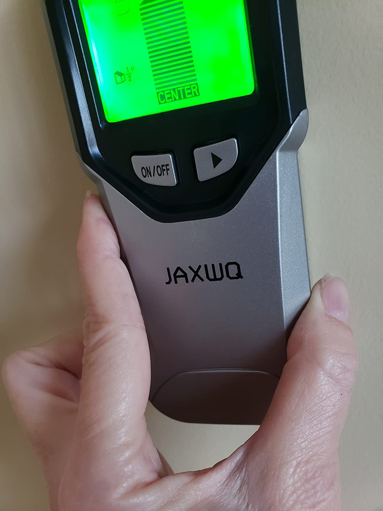 Stud Finder Wall Scanner - 5 in 1 Stud Finder Tool w/Smart Chip and HD LCD Display, Stud Detector Beam Finders for the Center and Edge of Wood AC Wire Metal Studs Joist Pipe (Onion) customer photo 2