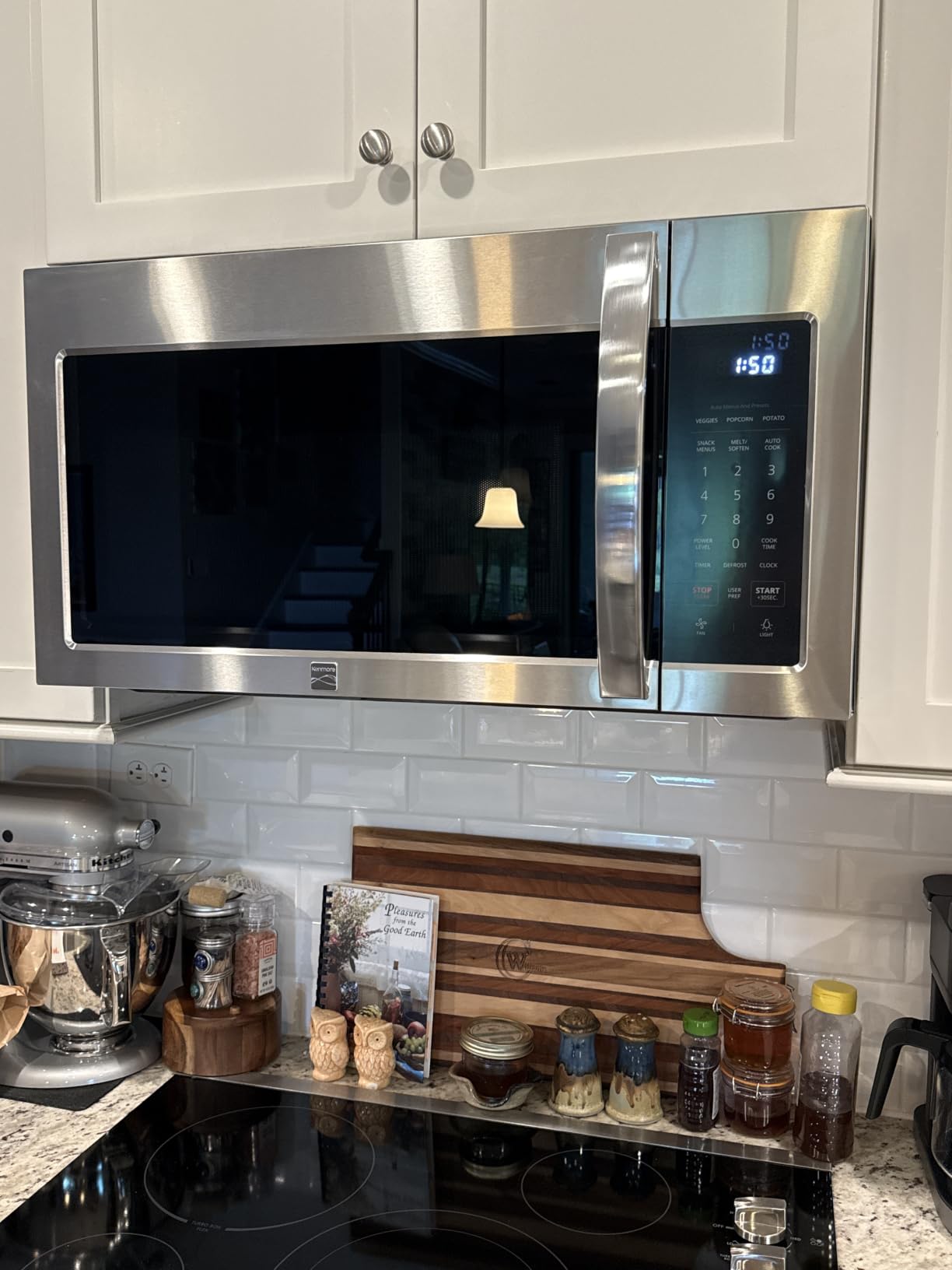 Kenmore Over-the-Range Microwave – 1.7 cu. ft. Capacity, Stainless Steel customer photo 2