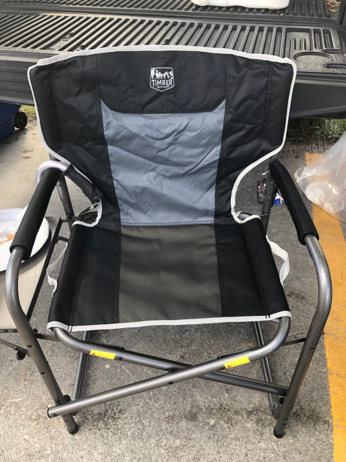 TIMBER RIDGE Aluminum Oversized Camping Chair, Support 400lbs customer photo 1
