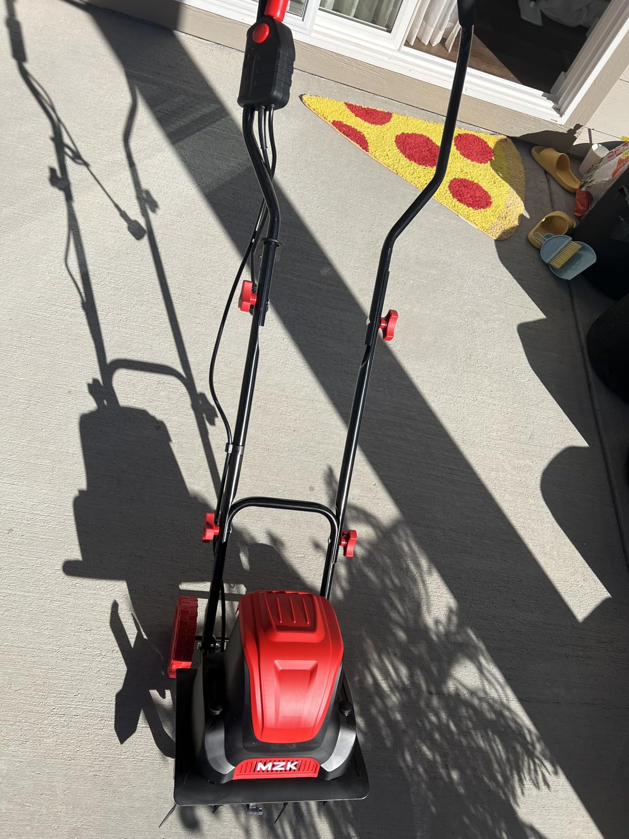 MZK 12-Inch 10.5A Electric Tiller Cultivator,Garden Rototiller 8-Inch Depth customer photo 2
