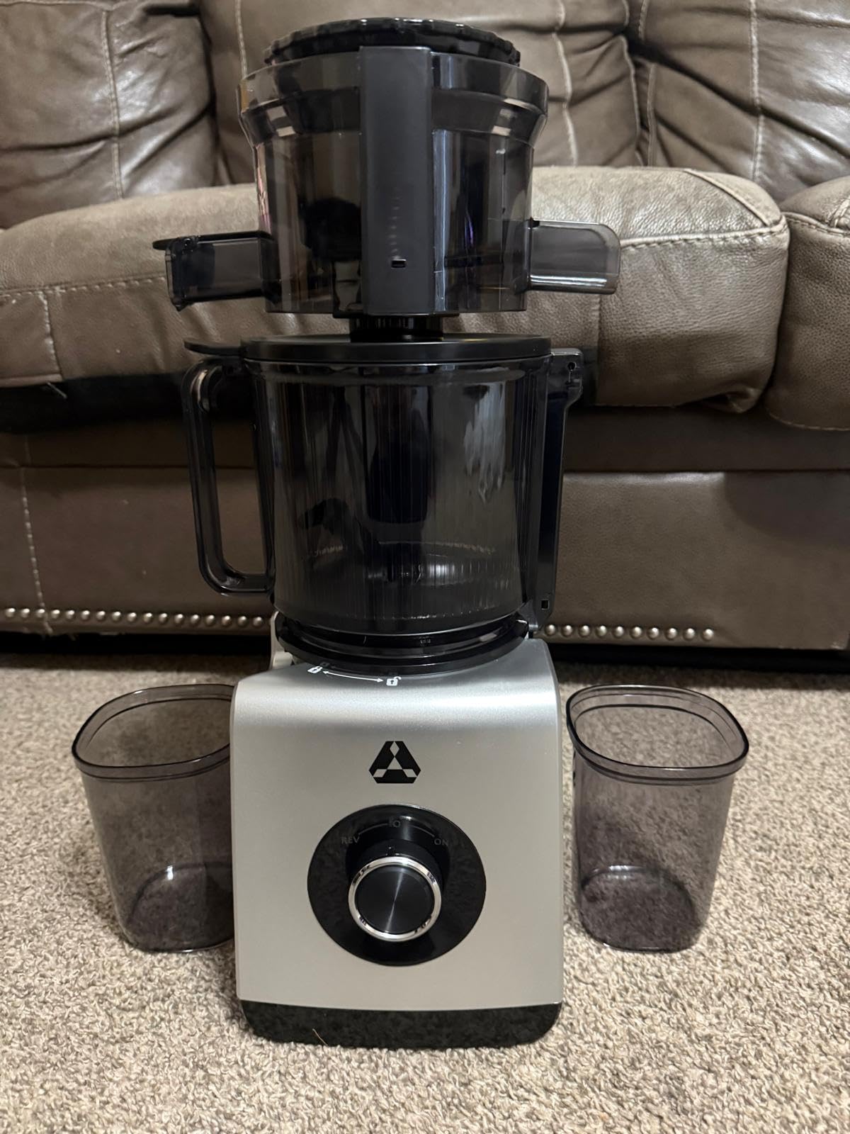 AAOBOSI 3-in-1 Cold Press Juicer Machine, 6.5