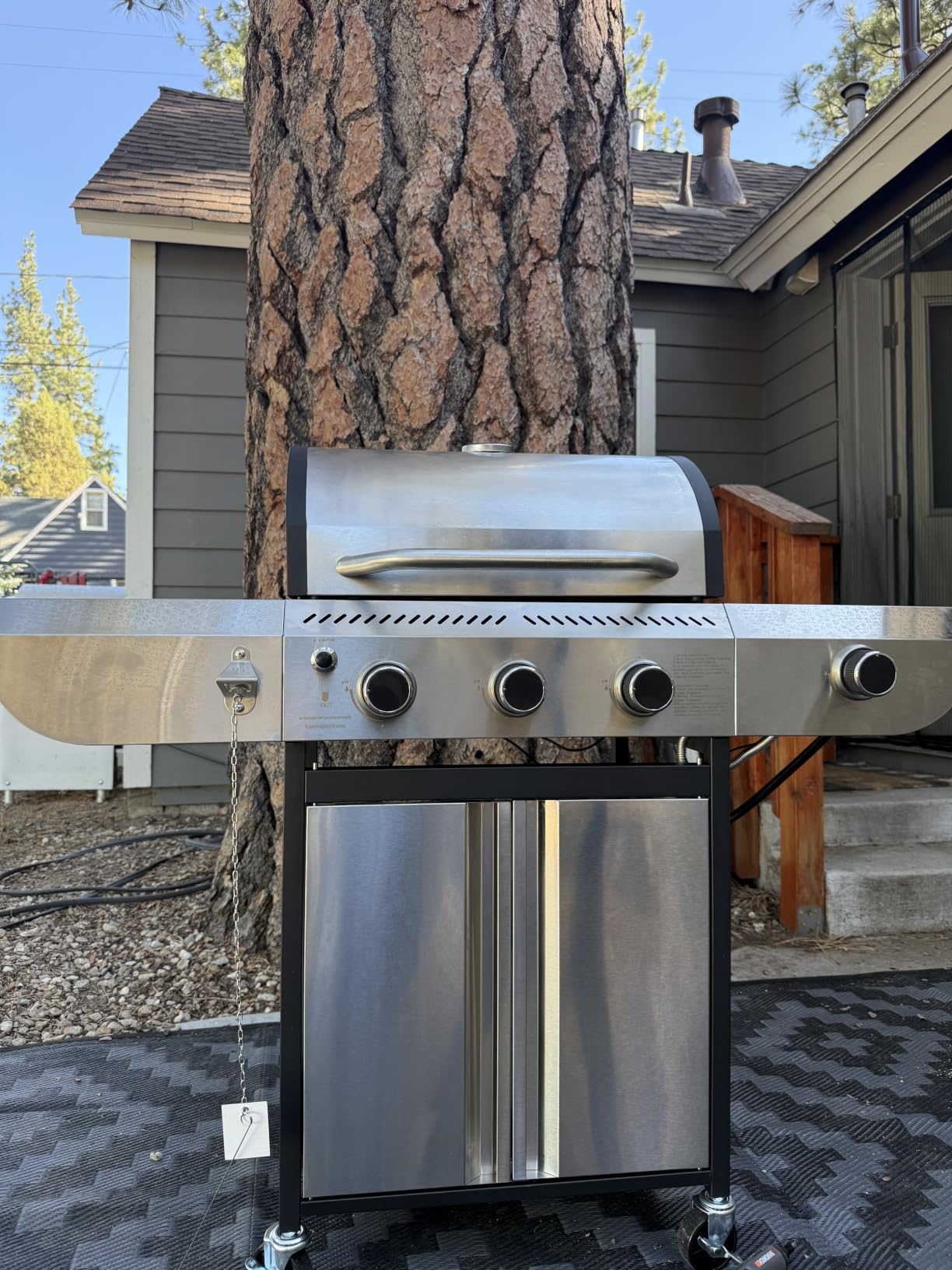 Electactic Stainless Steel 4-Burner Gas Grill with Side Burner – 42000BTU Propane BBQ Grill with Thermometer, Heavy-Duty Grill for Outdoor Patio and Backyard Cooking customer photo 1
