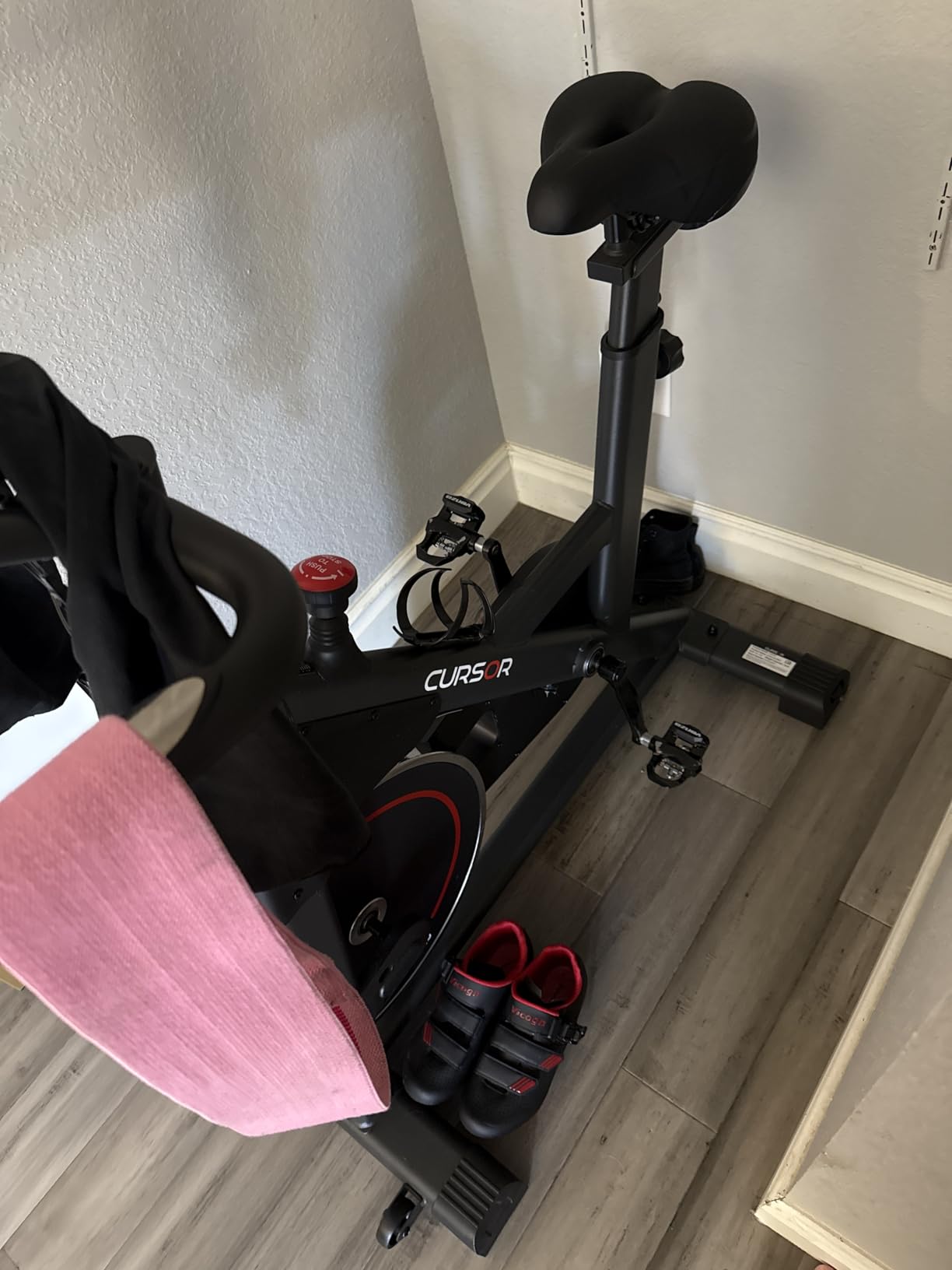 CURSOR Exercise Bike, Magnetic Friction Stationary Bikes for Home with APP customer photo 1