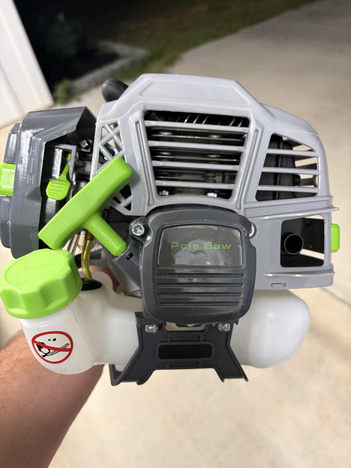 36CC Gas Powered Pole Saw 2 Stroke Powerful Gas Pole Saw with 10