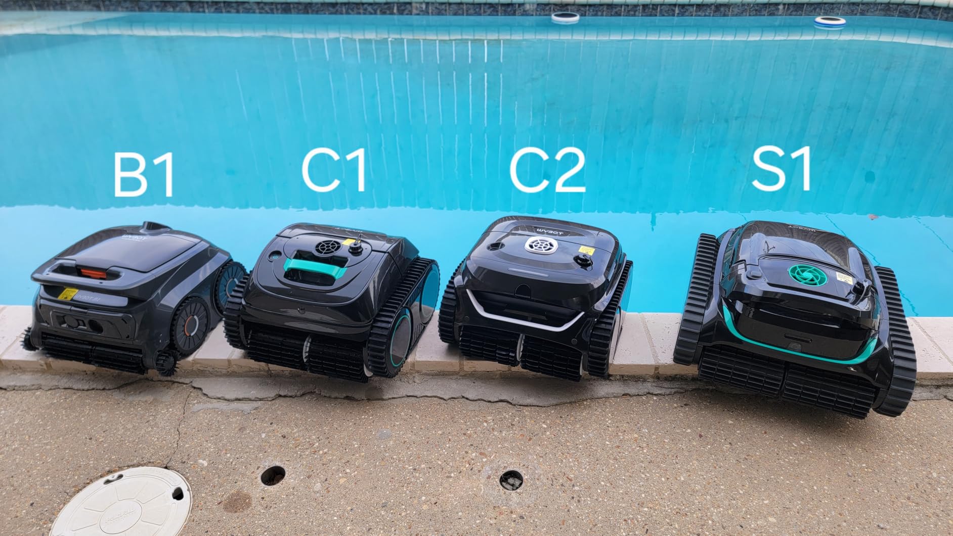 Wybot C2 Cordless Pool Vacuum for Inground Pools, Robotic Pool Cleaner customer photo 2