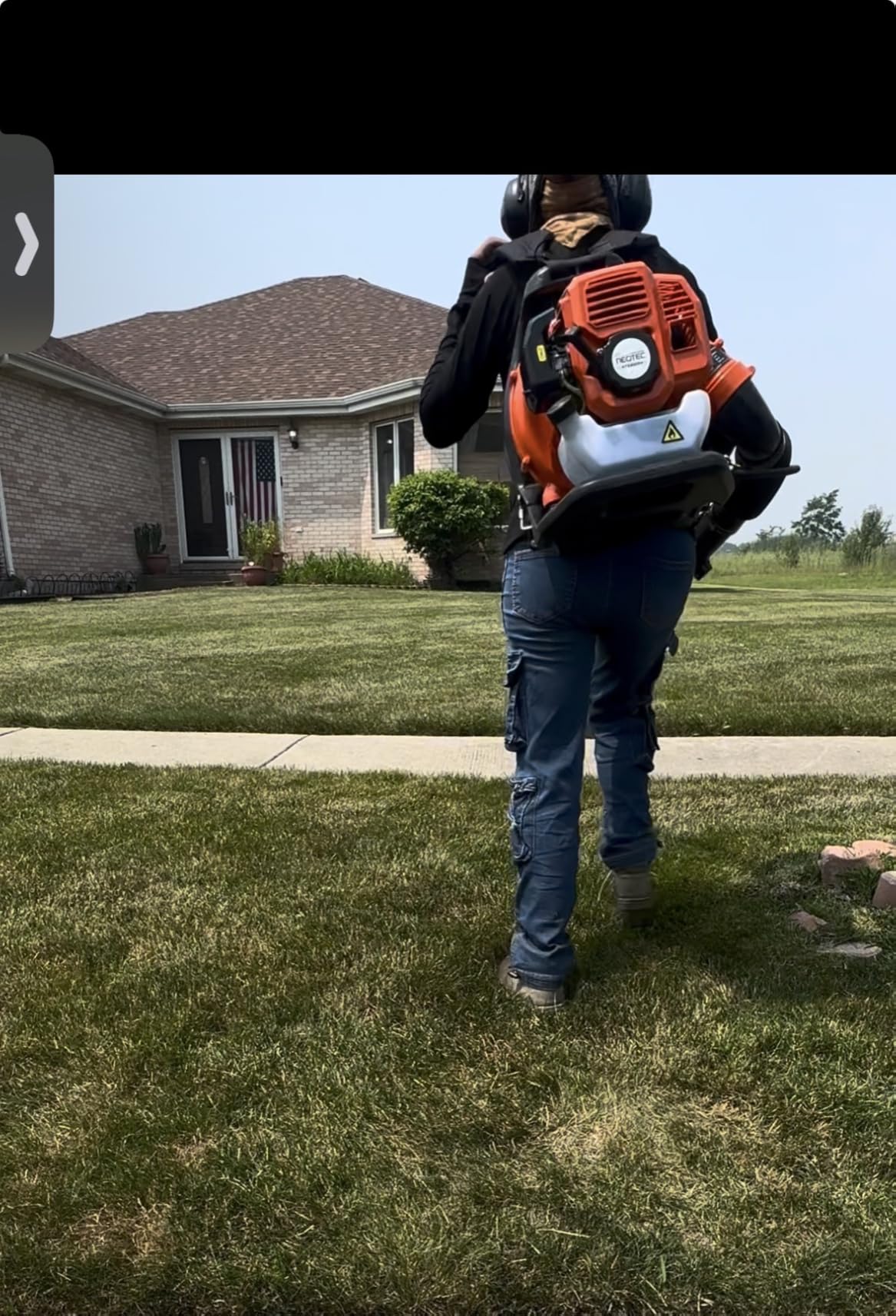 NEO-TEC 52 cc Backpack Gas Leaf Blower 564 CFM 216 MPH customer photo 2