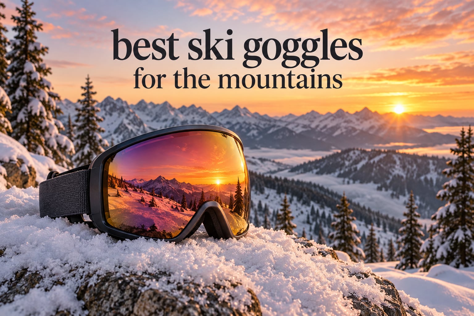 best ski goggles for the mountains