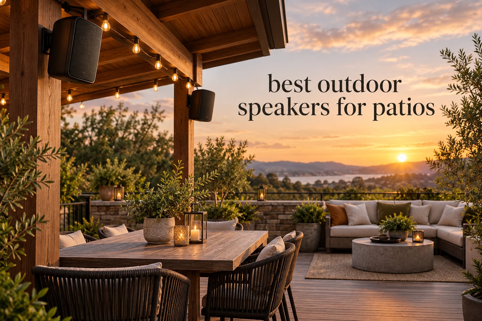 best outdoor speakers for patios