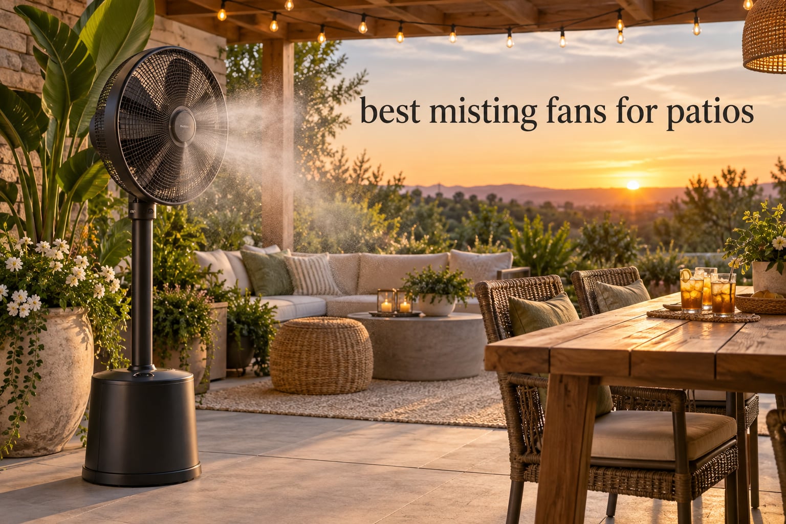 best misting fans for patios