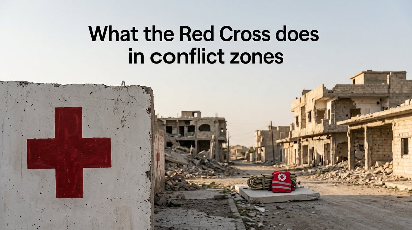What the Red Cross does in conflict zones