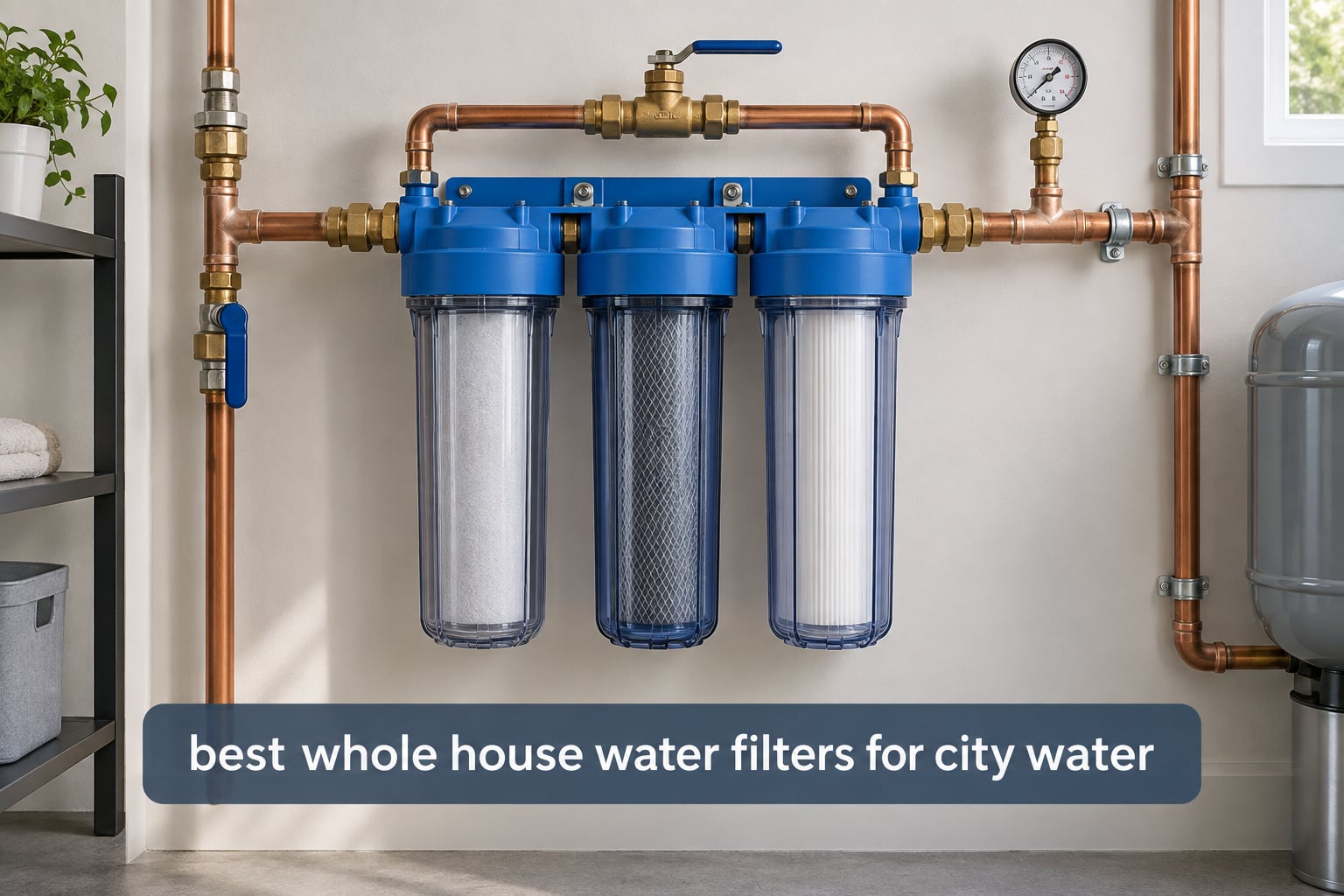best whole house water filters for city water