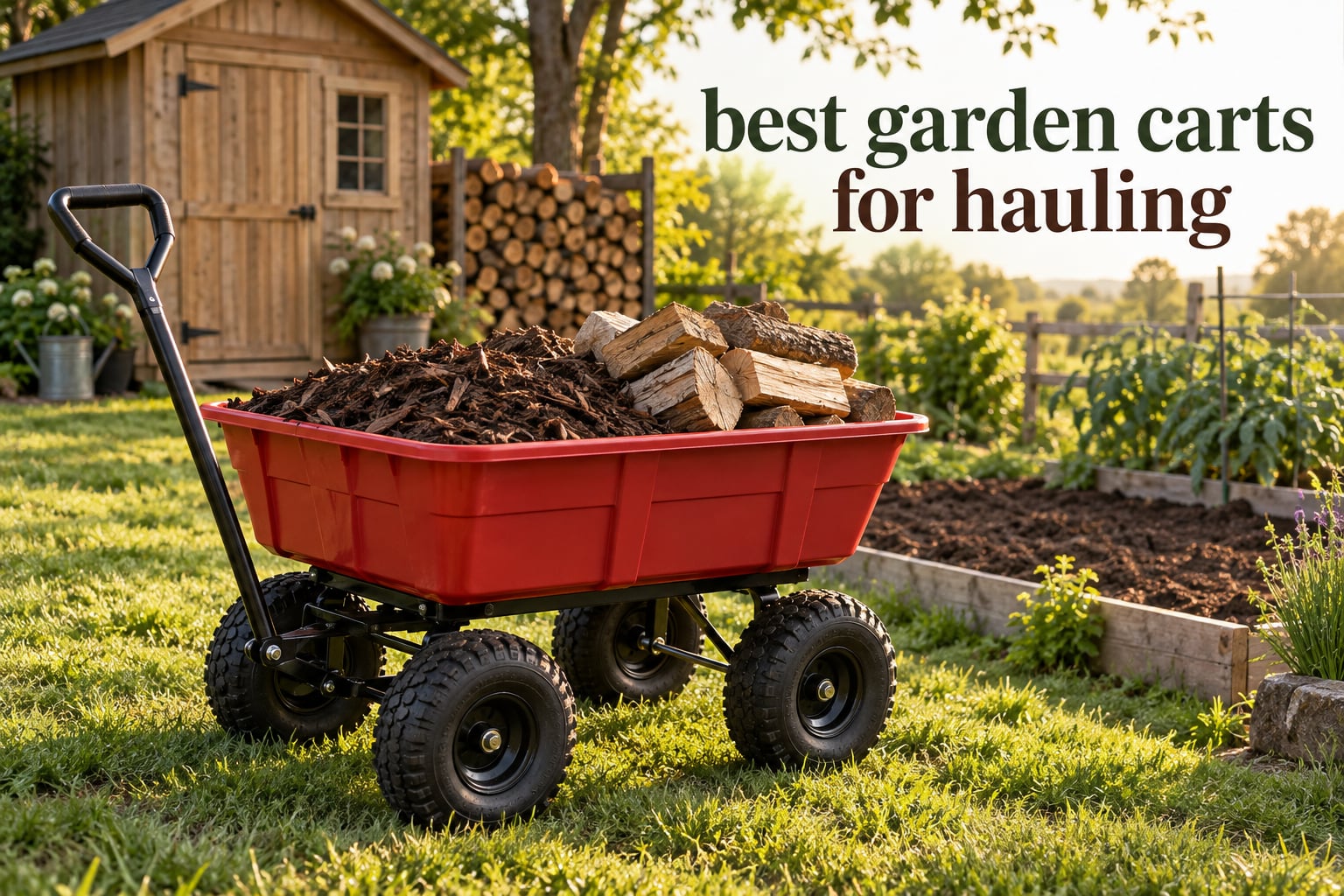 best garden carts for hauling