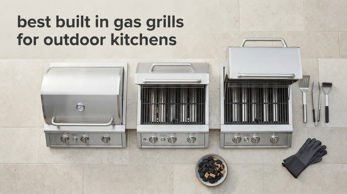 best built in gas grills for outdoor kitchens