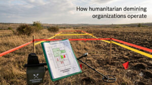 How humanitarian demining organizations operate