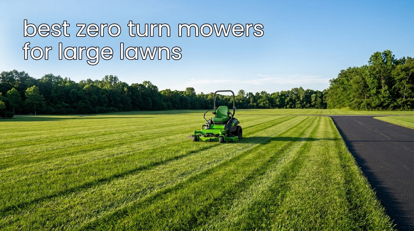 best zero turn mowers for large lawns