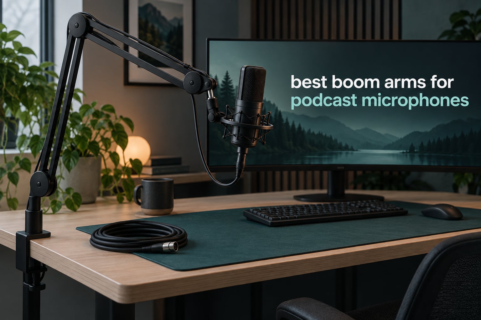best boom arms for podcast microphones