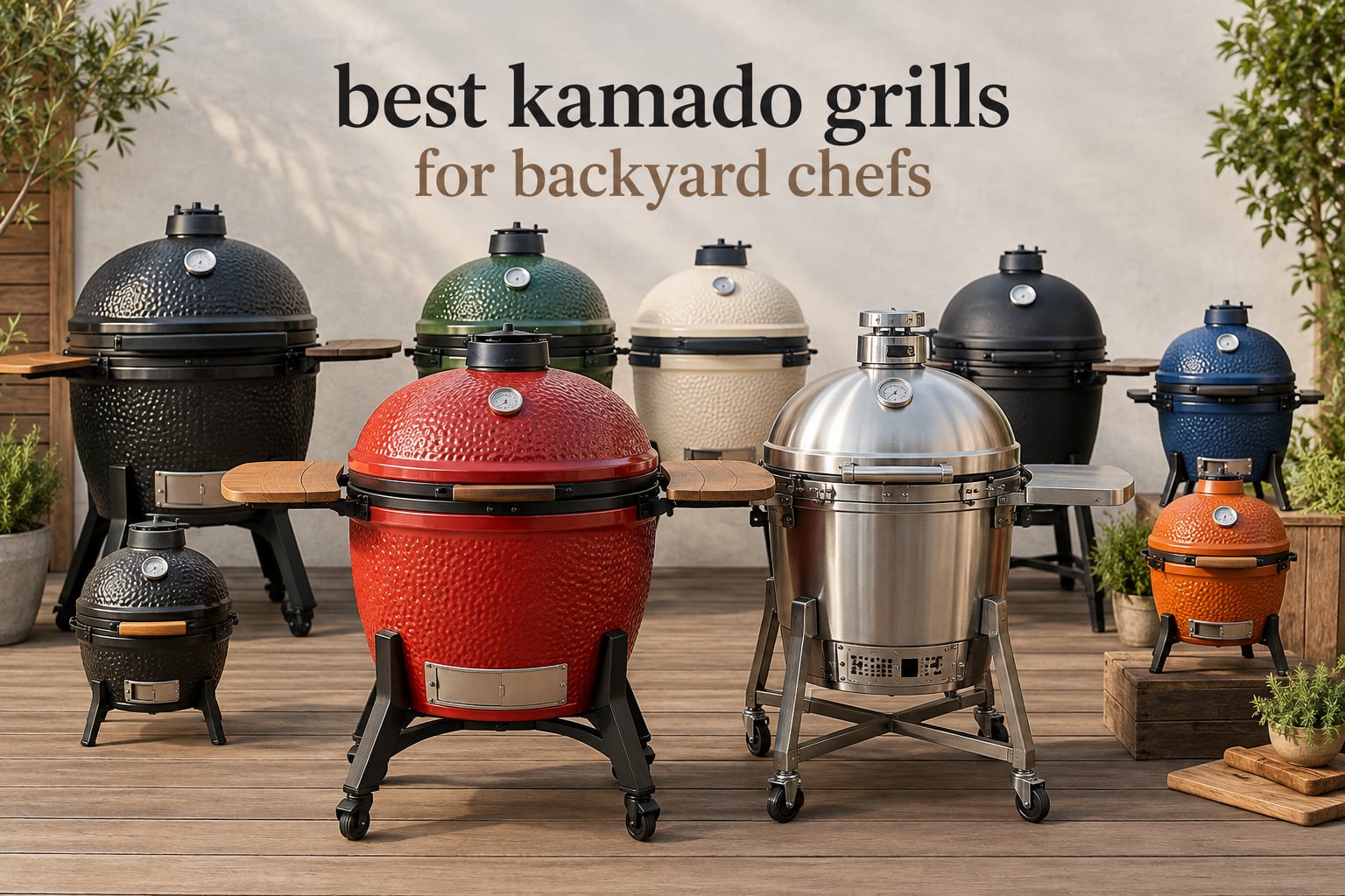best kamado grills for backyard chefs
