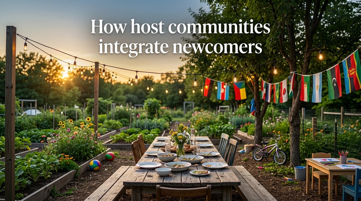 How host communities integrate newcomers