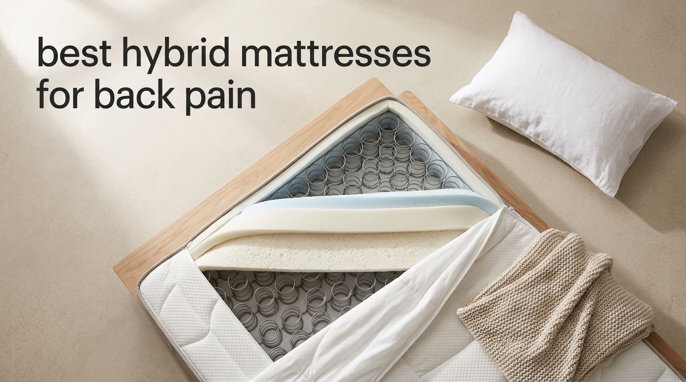 best hybrid mattresses for back pain