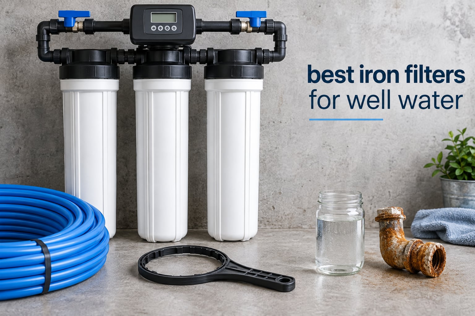 best iron filters for well water