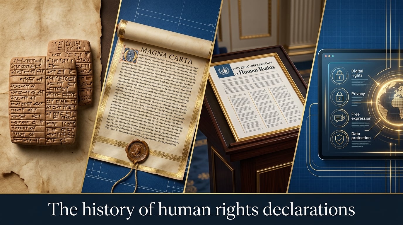The history of human rights declarations