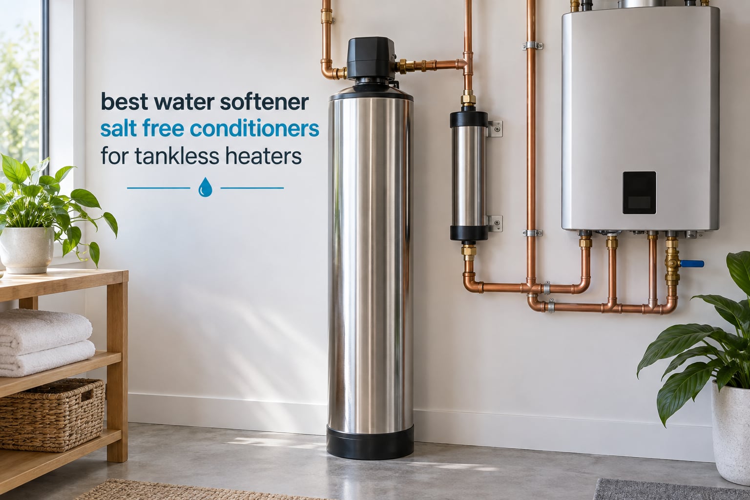 best water softener salt free conditioners for tankless heaters
