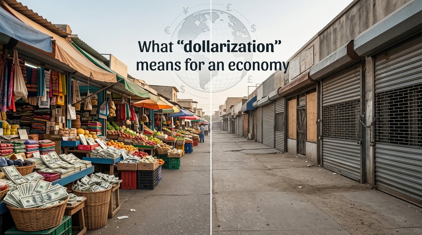 What "dollarization" means for an economy