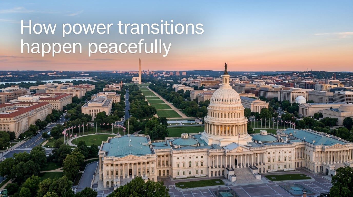 How power transitions happen peacefully