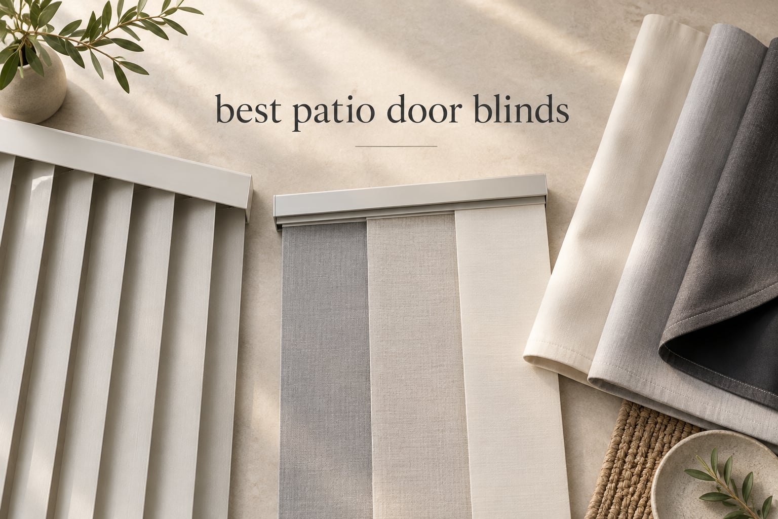 best patio door blinds